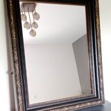 Antique mirror with moldings 46x55cm