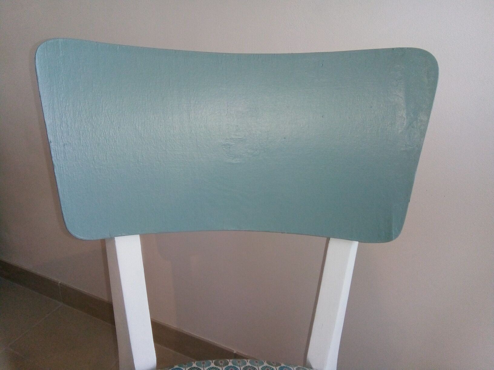 Lot de 4 chaises vintage monobloc 1950