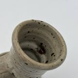 Vintage candle holder in pyrite stoneware Gustave TIFFOCHE