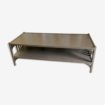 Painted solid wooden coffee table, bistro style