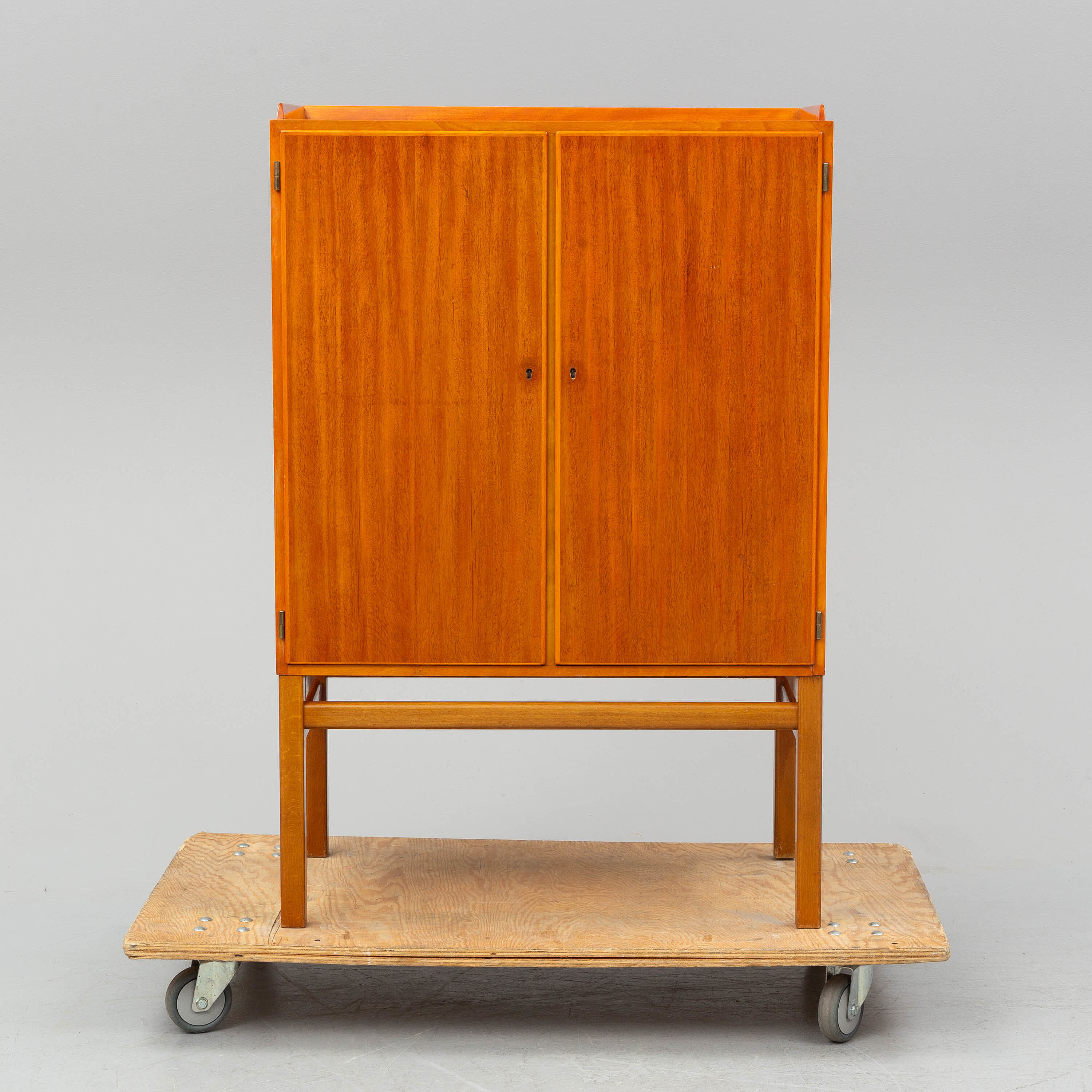 Scandinavian MidCentury Bar Cabinet by Axel Larsson for Bodafors, 1950s
