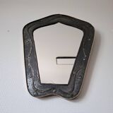 Vintage brutalist mirror