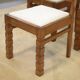Ensemble de 6 chaises brutalistes 1960’s