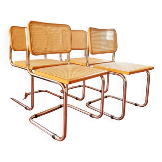 Lot of restored Cesca Marcel Breuer B32 chairs