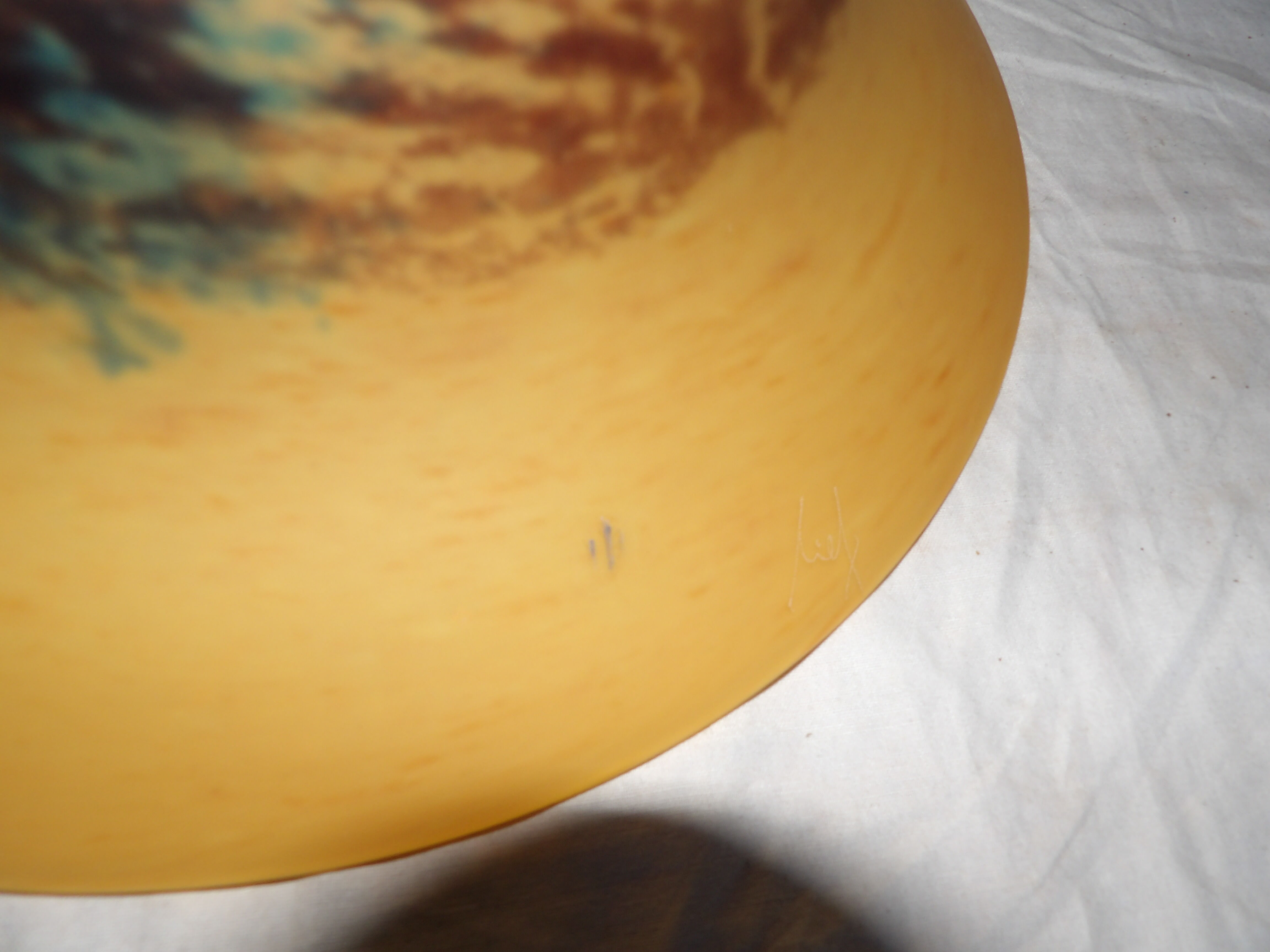 Ceiling lamp glass paste Tiel individual manufacture like school nancy equipped fasteners, bulbs