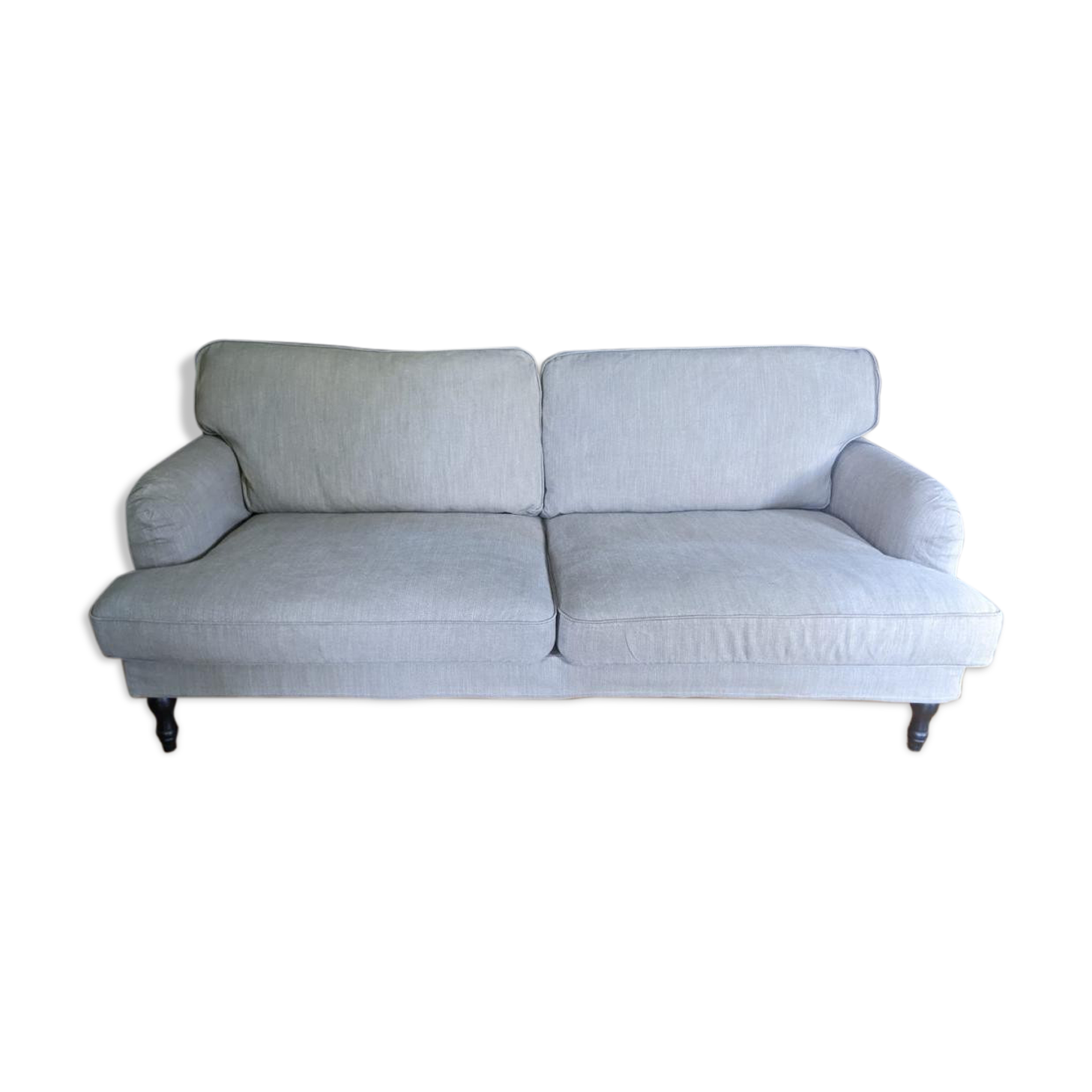 Housse De Canapé IKEA STOCKSUND 3 Places - Motif Floral Gris, Coton, Neuve