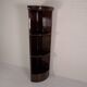 Vintage mahogany corner bookcase 1950's