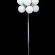 Vintage Italian space age floor lamp by Reggiani, dating from the 1960s.