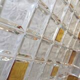 Plat rond en cristal