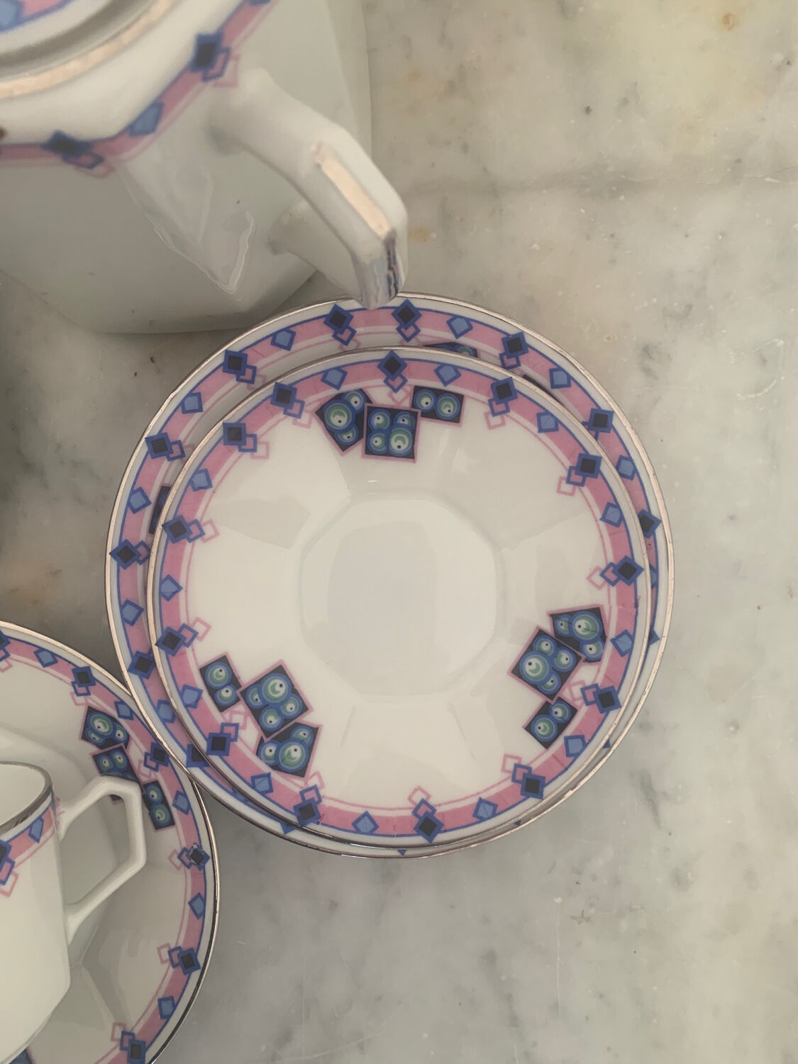 Art Deco coffee and tea service in Limoges