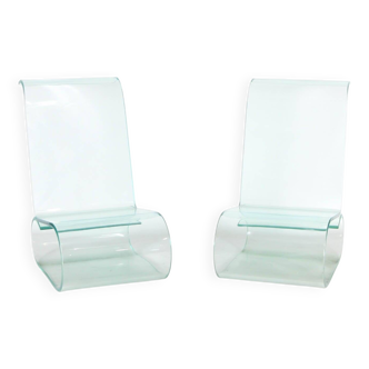 Pair of altuglass chairs