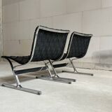 Chauffeuse PLR1 Luar par Ross Littell pour ICF De Padova, Italie années 1960