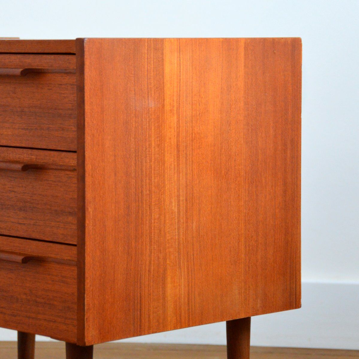 Commode scandinave teck vintage 1960s