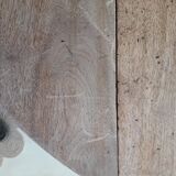 Former Round Table Louis Philippe Poirier solid wood and 2 extensions