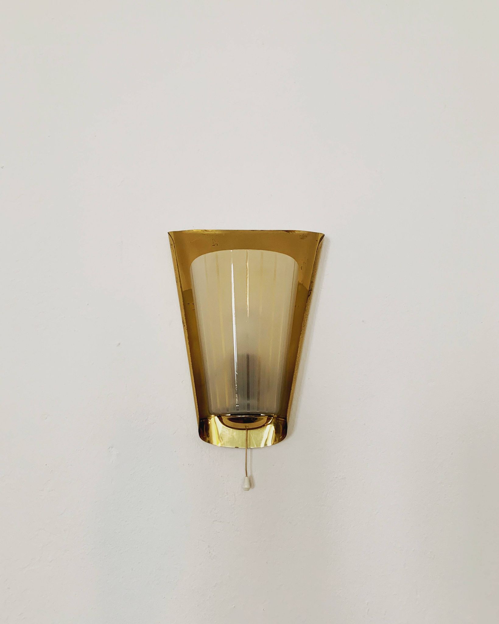 Brass Wall Lamp by Wilhelm Wagenfeld for Peill und Putzler