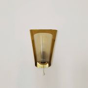 Brass Wall Lamp by Wilhelm Wagenfeld for Peill und Putzler