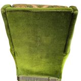 Fauteuil vintage vert mousse / fauteuil une place