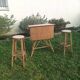 Bar en rotin vintage
