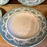 Lot green iron earth plates