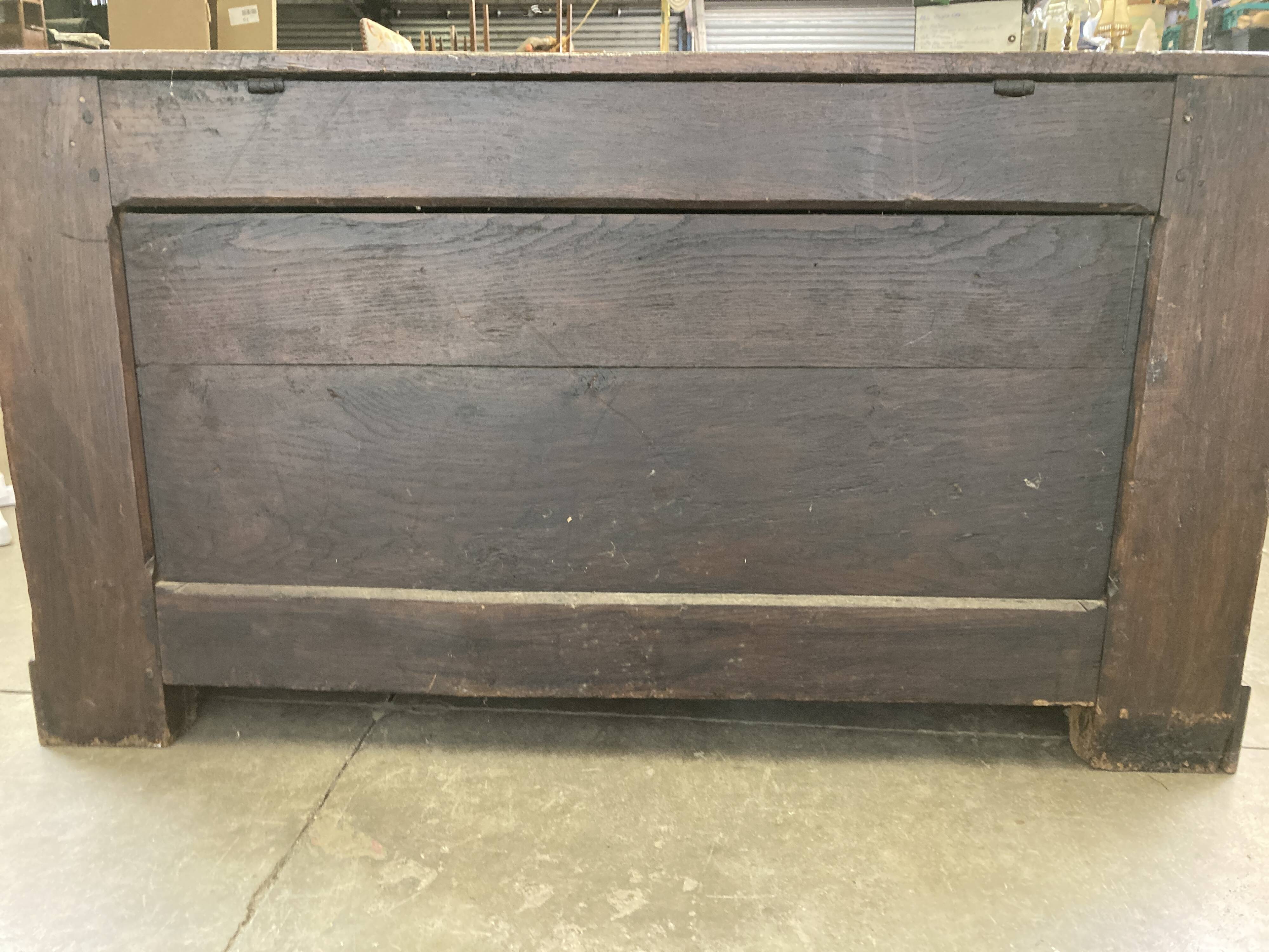 Old maie in solid oak