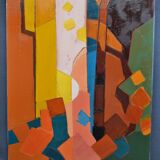 Michel Petiot, known as Micha, Composition for Violin No. 2, canvas