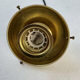 Paire d’anciennes suspensions verre granite vintage