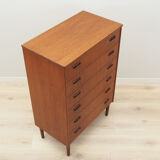 Teak chest of drawers, danish design, 60s, made in denmark