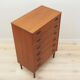 Commode en teck, design danois, années 60, fabriqué au Danemark