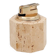 Vintage octagonal table lighter by Cerri Nestore in travertine - Italy 1970s