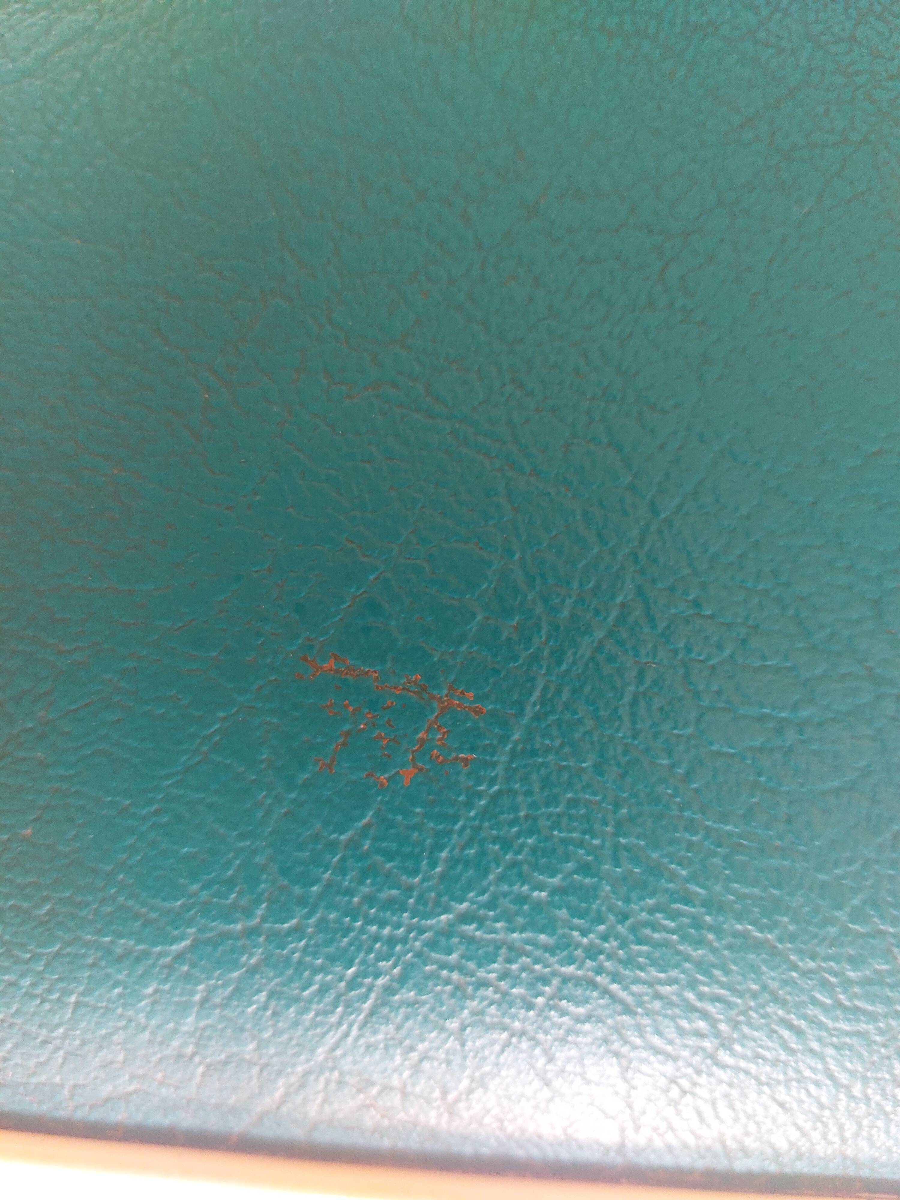 pair of green bridge armchairs