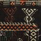 Tapis kilim en laine fait main vert et bordeaux 7x10, 220x296 cm