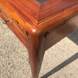 Double art deco mahogany desk