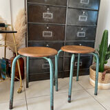 Pair of school stools