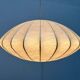 Mid-century modern Cocoon pendant lamp by Friedel Wauer for Goldkant Leuchten, Germany, 1960s.