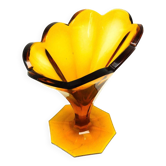 Vase Art Déco, cristal, Moser, Tchécoslovaquie, années 1930