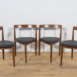 Mid-Century Teak Dining Table and Chairs Set by Hans Olsen for Frem Røjle.