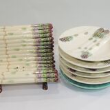 Asparagus service /luneville k g /vintage