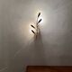 Floral Brass Wall Lamp by Rupert Nikoll