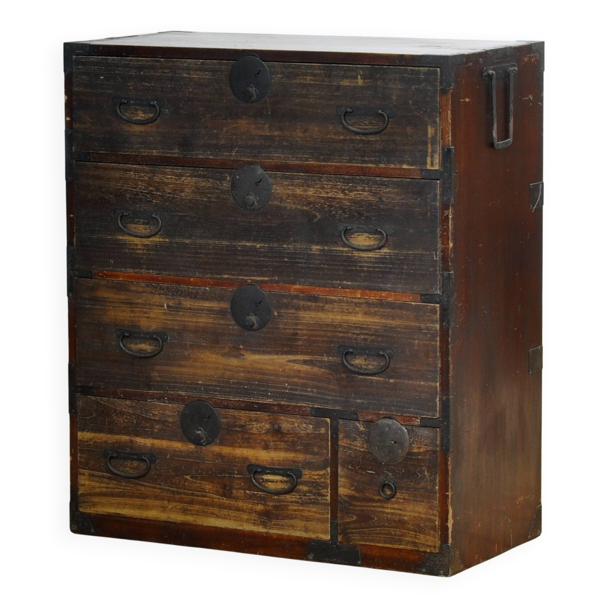 Japanese Tansu chest of drawers, circa 1870