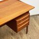 Mid-Century Danish Teak Desk by Peter Løvig Nielsen for Hedensted Møbelfabrik, Denmark, 1970s