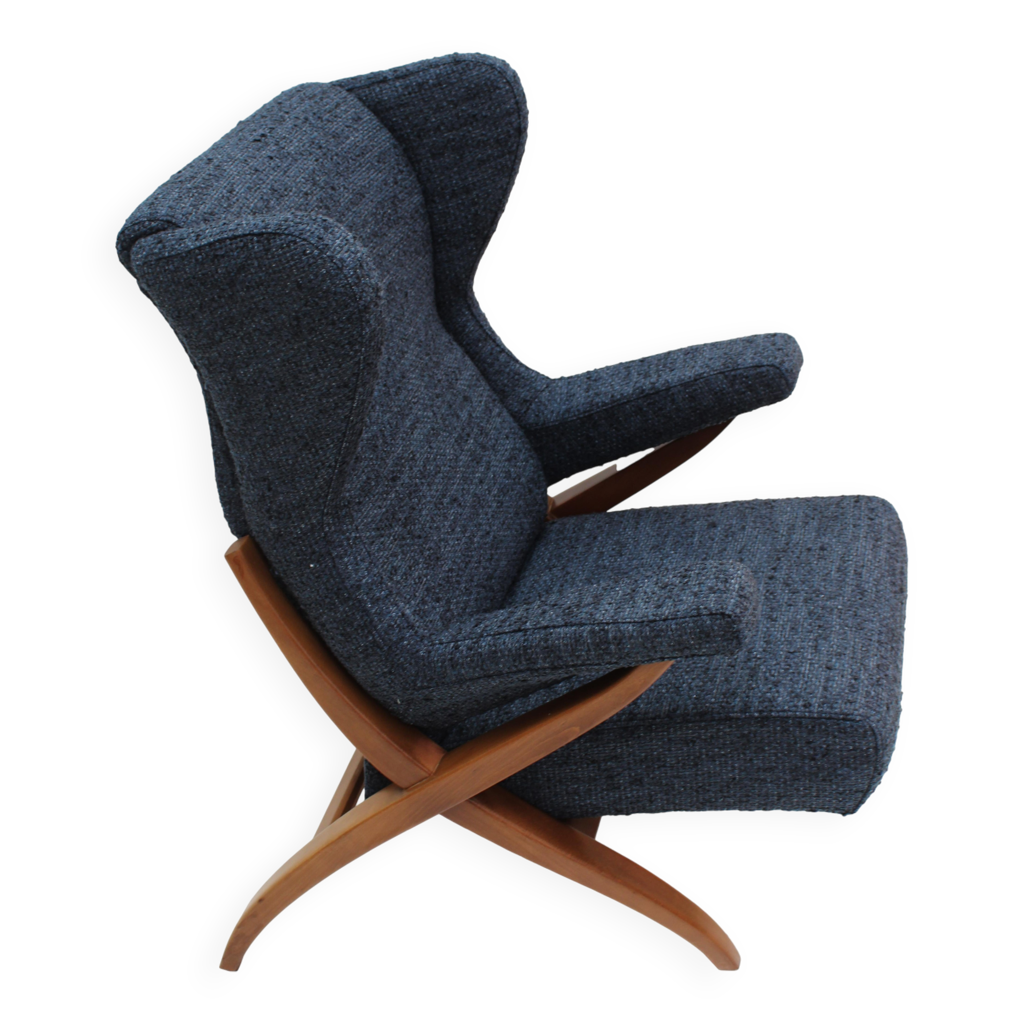 Mid Century Modern Fiorenza Italian Armchairs Designed By Franco Albini, 1950