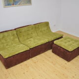 Corduroy modular sofa from DUX, 1970s