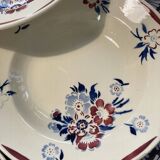 Set of 6 Luneville soup plates