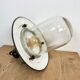 Green Enamel and Cast Iron Industrial Pendant Light, 1960s