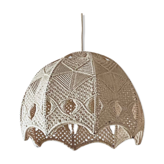 Bohemian macramé pendant light