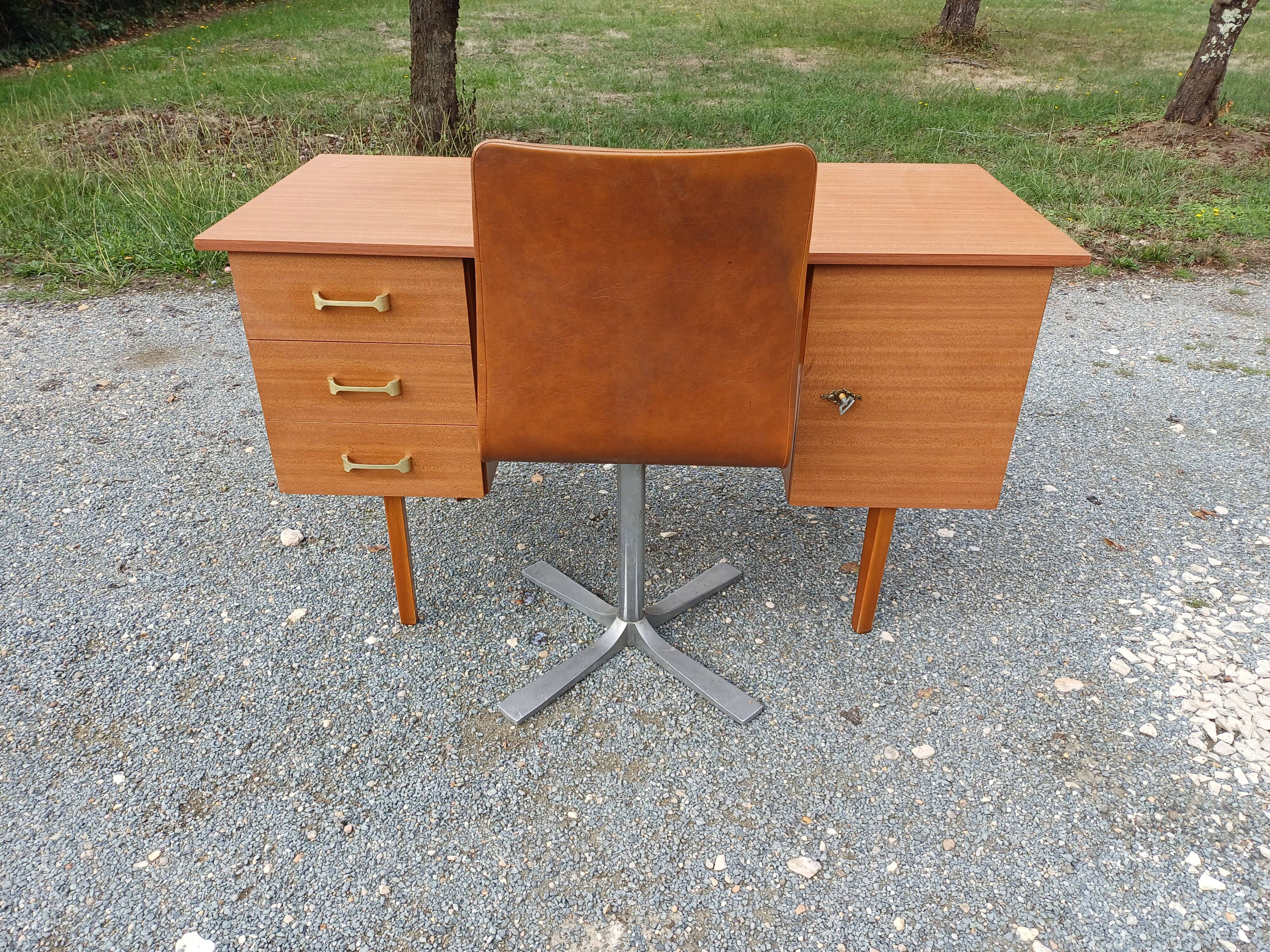 Vintage 70s Desk + Chair