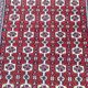 Persian oriental rug in burgundy red wool 160x90cm