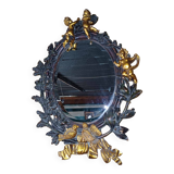 Stucco cherub mirror 65cm by 50cm