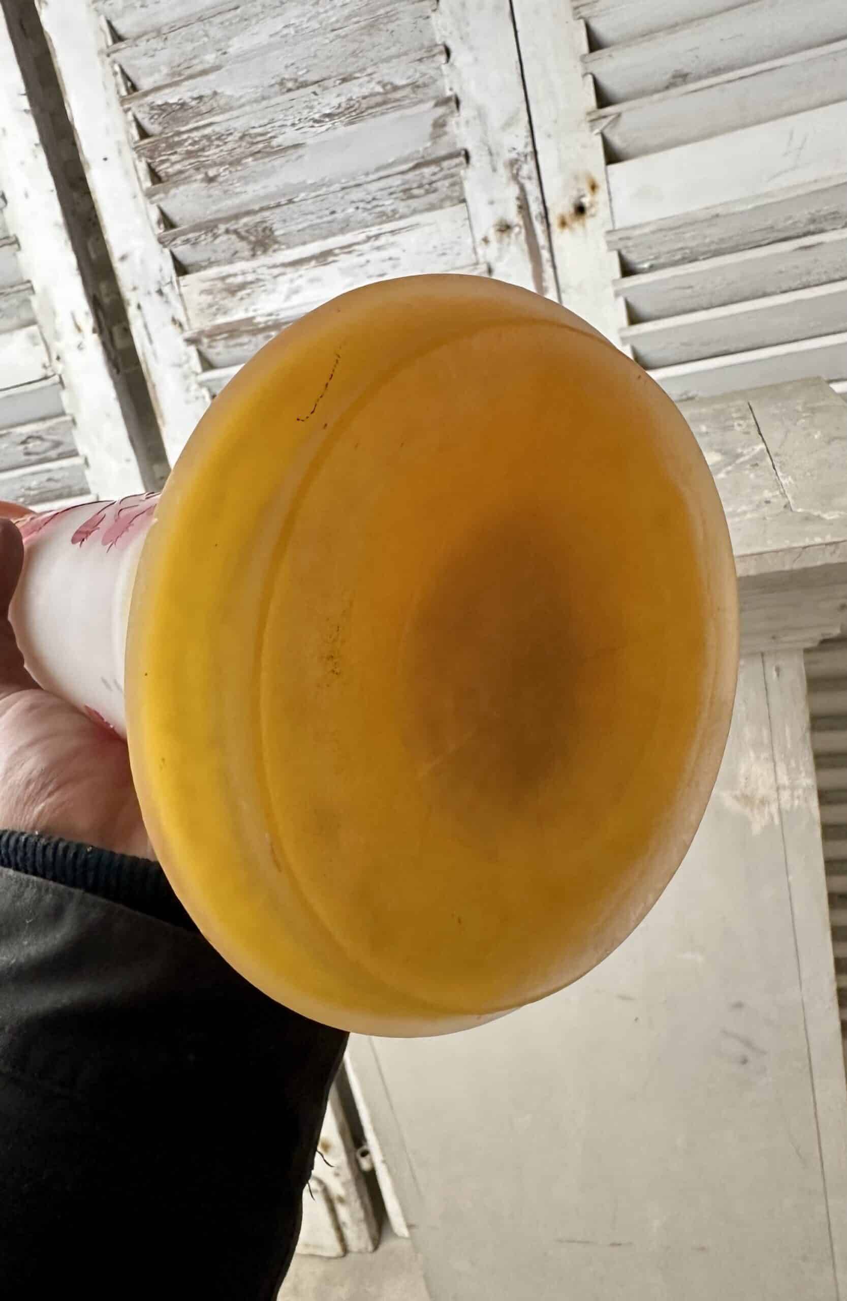 Gallé Art Nouveau vase with currants