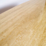 Travertine dining table Jean Charles 70s